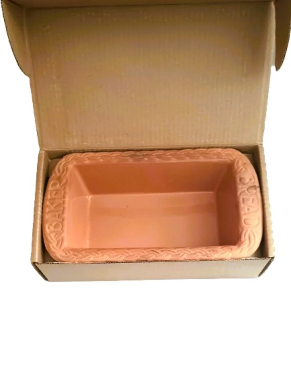 Romertopf Terra Cotta Clay Bread Baker Vintage 1995 Reco Bread Oven NEW